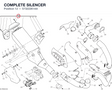 COMPLETE SILENCER 57322261AA diagram position
