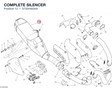 COMPLETE SILENCER 57324482AA diagram position