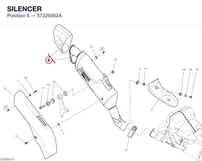 SILENCER 57326562A diagram position