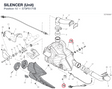 SILENCER (Unit) 573P5171B diagram position