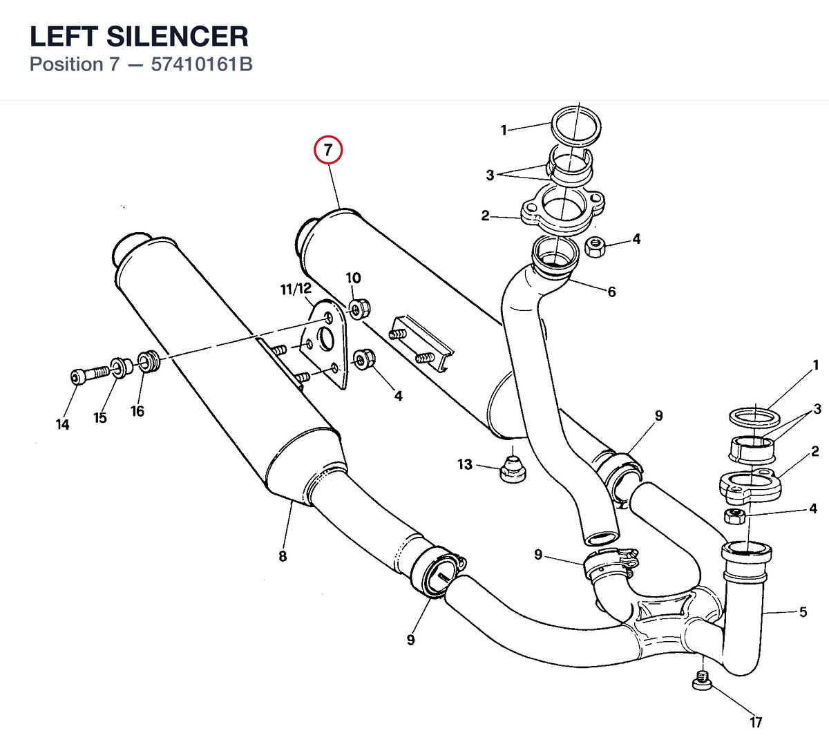 LEFT SILENCER