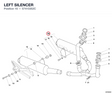 LEFT SILENCER 57410352C diagram position