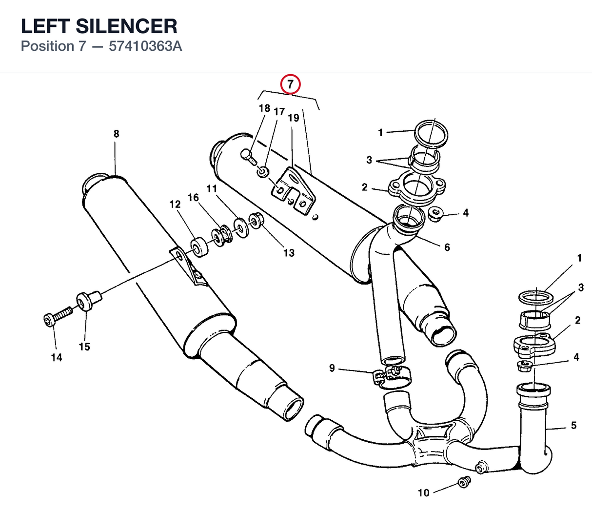LEFT SILENCER