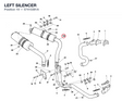 LEFT SILENCER 57410391A diagram position