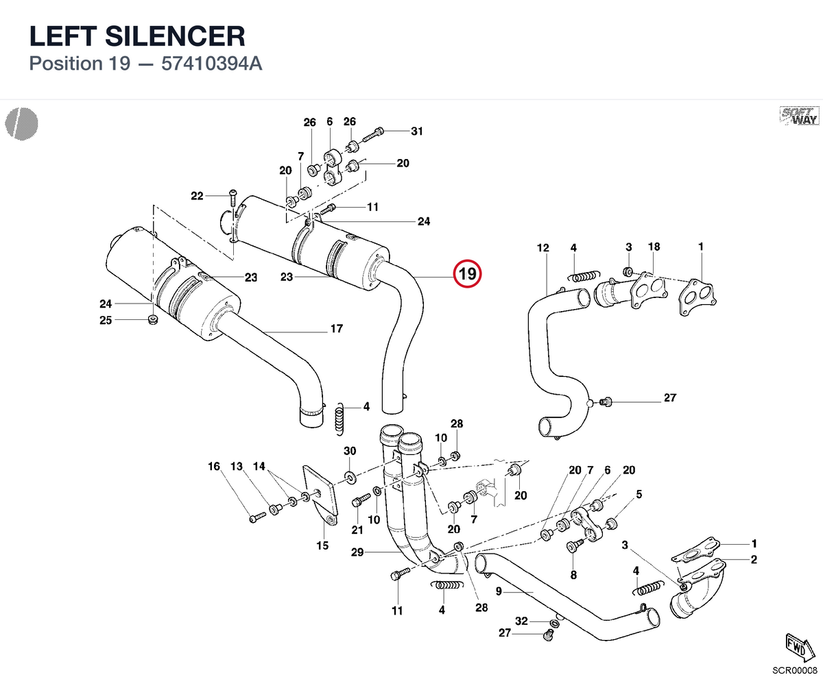 LEFT SILENCER