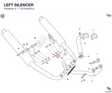 LEFT SILENCER 57410451A diagram position