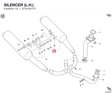 SILENCER  (L.H.) 57410471C diagram position