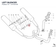 LEFT SILENCER 57410473A diagram position