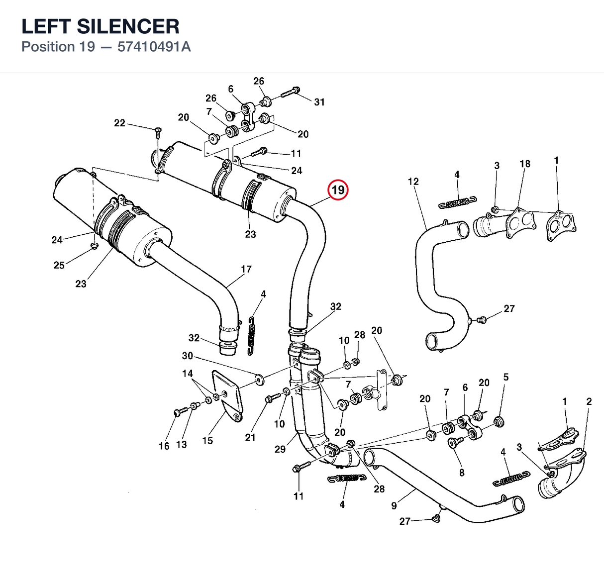 LEFT SILENCER