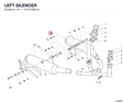 LEFT SILENCER 57410501A diagram position