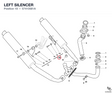 LEFT SILENCER 57410581A diagram position