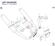 LEFT SILENCER 57410591A diagram position