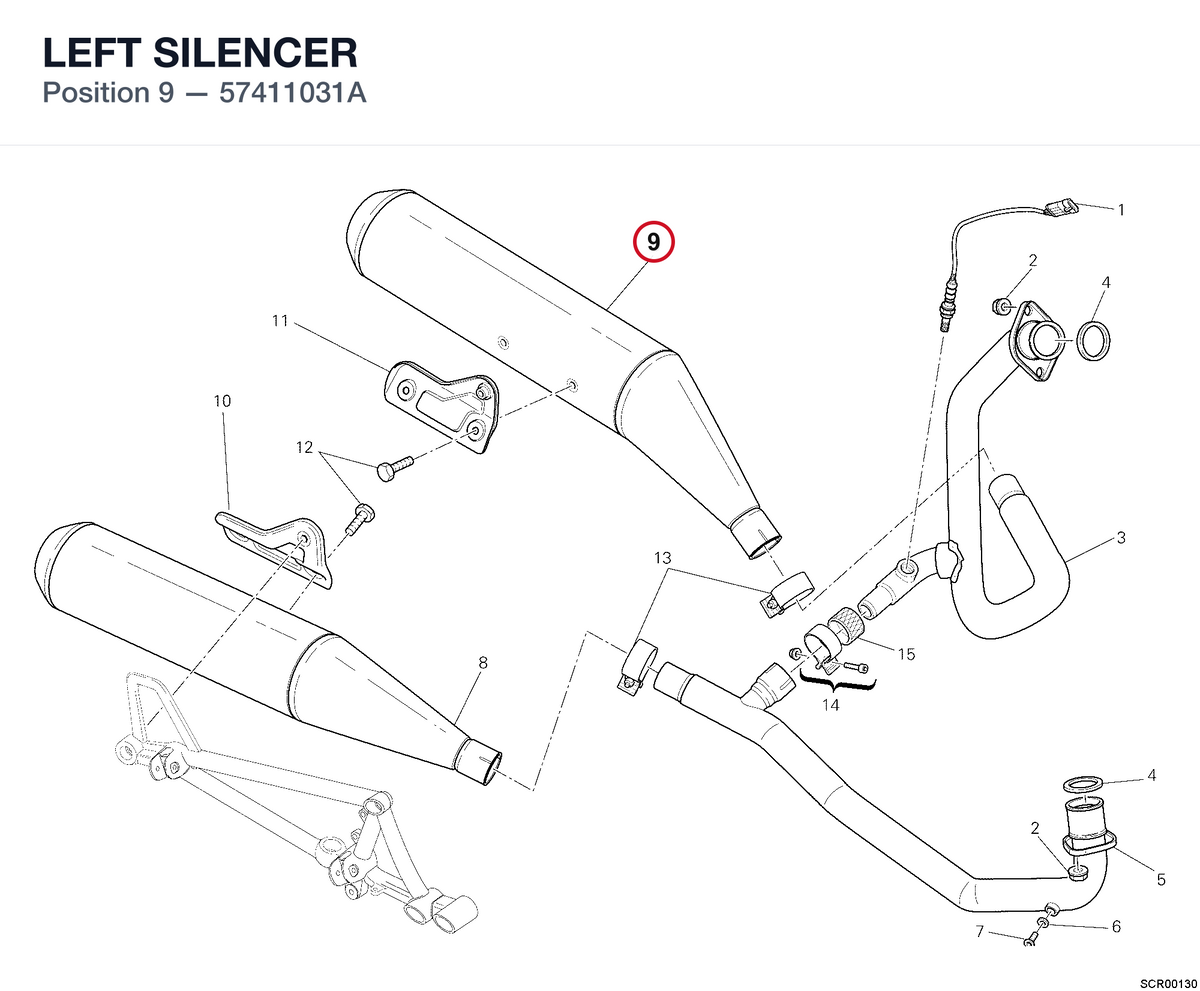 LEFT SILENCER