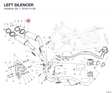 LEFT SILENCER 57411112A diagram position