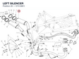 LEFT SILENCER 57412961I diagram position