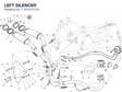 LEFT SILENCER 57413171A diagram position