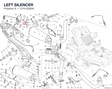 LEFT SILENCER 57413283A diagram position
