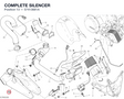 COMPLETE SILENCER 57413681A diagram position