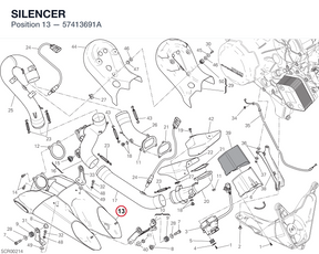 SILENCER 57413691A diagram position