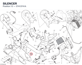 SILENCER 57413741A diagram position