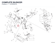 COMPLETE SILENCER 574P5231A diagram position