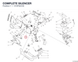 COMPLETE SILENCER 574P5241B diagram position