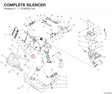 COMPLETE SILENCER 574P5271A diagram position