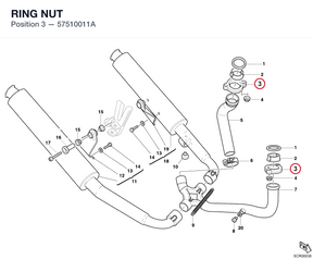 RING NUT 57510011A diagram position