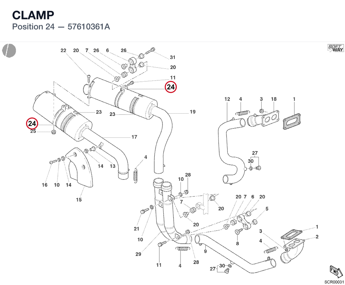 CLAMP 57610361A diagram position
