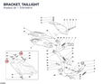 BRACKET, TAILLIGHT