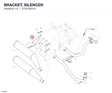 BRACKET, SILENCER 57610501A diagram position