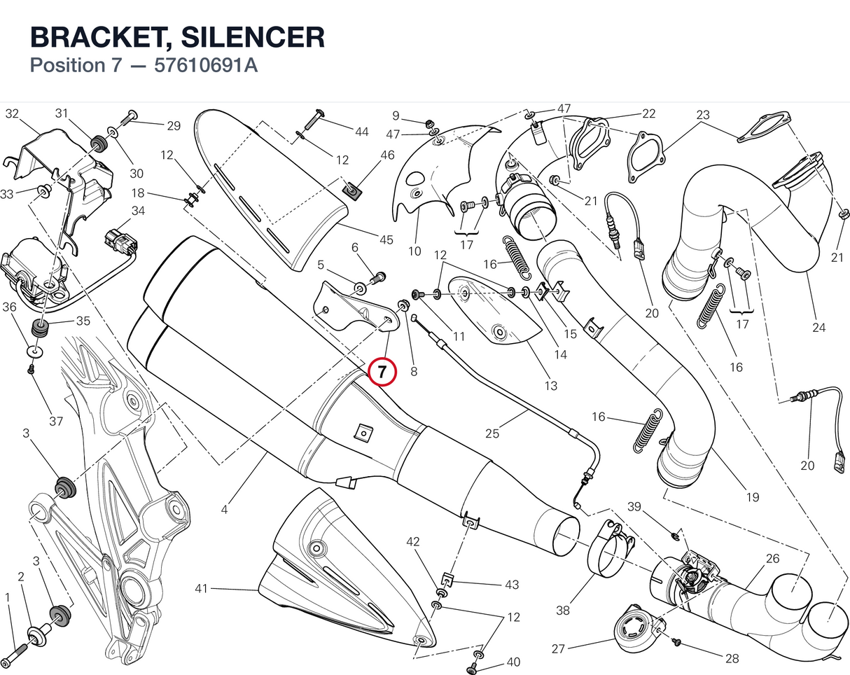 BRACKET, SILENCER