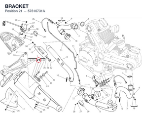 BRACKET 57610731A diagram position