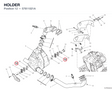 HOLDER 57611021A diagram position