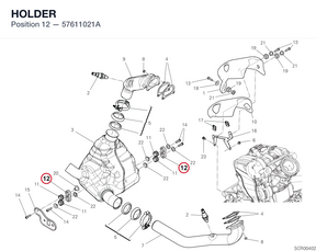 HOLDER 57611021A diagram position