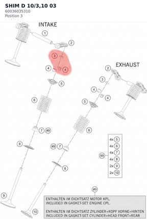 Diagram preview: SHIM D 10/3,10              03 (60036035310)