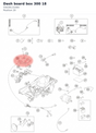 Diagram preview: Dash board box 300 18 (55639131000)