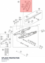 Diagram preview: SPLASH PROTECTOR (90104050000)
