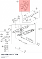 Diagram preview: SPLASH PROTECTOR (90104050000)