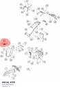 Diagram preview: DECAL KTM (A60208095000)