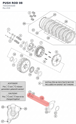 Diagram preview: PUSH ROD 08 (75032054200)