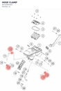 Diagram preview: HOSE CLAMP (90130087001)