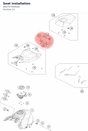 Diagram preview: Seat installation (A60707040046)