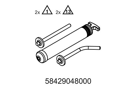 INJEKTION FOR FRONT PIPE '99 product image