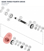 Diagram preview: GEAR THIRD-FOURTH DRIVE (96233003000)