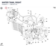 WATER TANK, RIGHT 58510111A diagram position