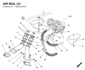 AIR BOX, LH 58510161A diagram position