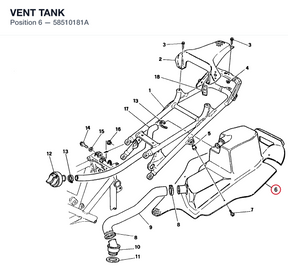 VENT TANK 58510181A diagram position