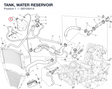 TANK, WATER RESERVOIR 58510641A diagram position