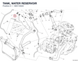 TANK, WATER RESERVOIR 58511002A diagram position